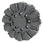 TURRET TOOL DISC SLOTTED 12 TOOLS H=25 mm PCD=450 mm FOR PRAGATI BTP100